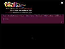 Tablet Screenshot of eballz.com